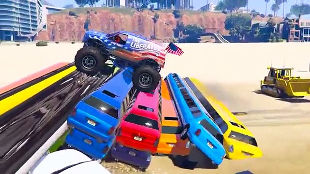 Спайдермен и Много Цветных Лимузинов приключение на пляже , мультик игра для детей