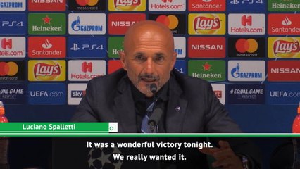 Spalletti revels in victory over Tottenham