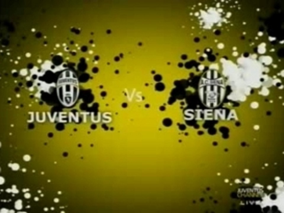 Juventus - Sienne, 1ère mi-temps