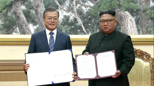 '평화, 새로운 미래' 2018 남북정상회담 평양 2일차 (8) / YTN
