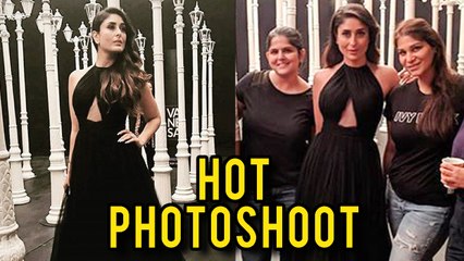 Download Video: Kareena Kapoor STUNS In Black Gown | Kareena Kapoor HOT Photoshoot