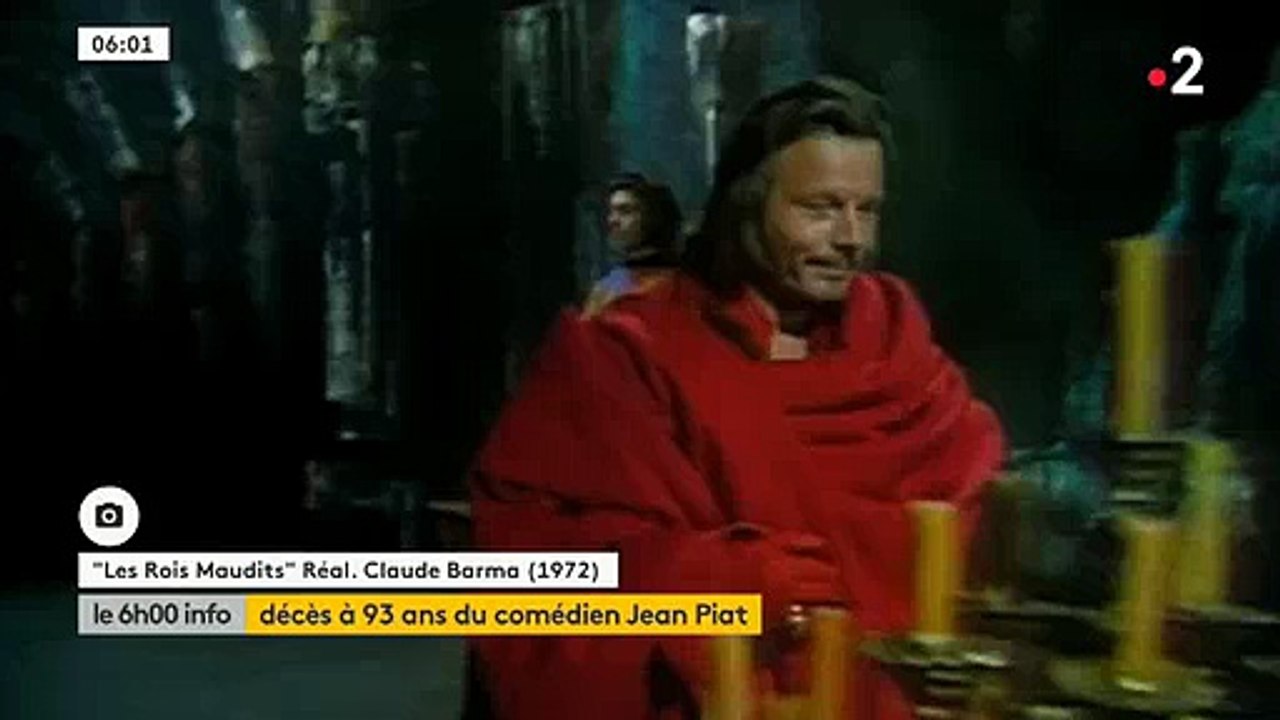 Le comédien Jean Piat, monstre sacré du théâtre français qui a marqué les esprits dans "Les Rois maudits" en 1972, est décédé