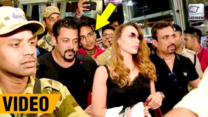 Download Video: Salman Khan and Iulia Vantur Mobbed By Fans In Jaipur