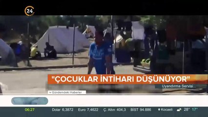 Mülteci kampında, çocuklar intihar teşebbüsünde bulunuyor