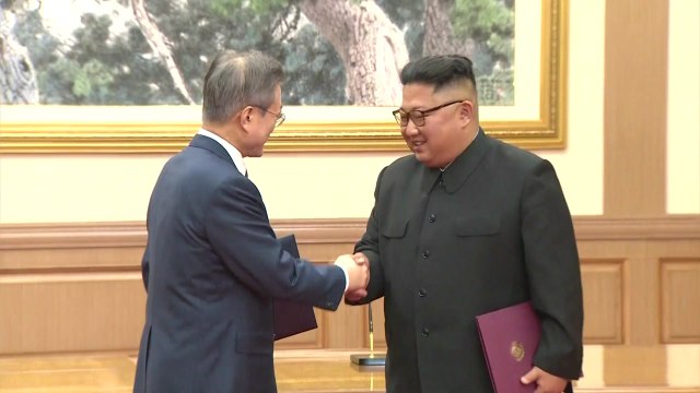 '평화, 새로운 미래' 2018 남북정상회담 평양 2일차 (11) / YTN