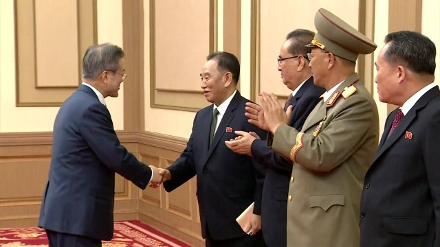 '평화, 새로운 미래' 2018 남북정상회담 평양 2일차 (12) / YTN