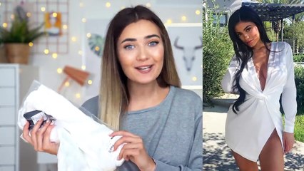 TRYING ON KYLIE JENNER'S OUTFITS FROM FASHION NOVA... WAS IT WORTH IT!?