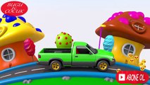 Oyuncak Arabalar Dünya Turu Atıyor - Bebekler İçin Renkli Arabalar ile Renkleri Öğreniyorum