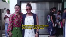 GORGEOUS Kajol & PREGNANT Neha Dhupia's CUTE Moments At Recording Of 'No Filter Neha' - Season 3