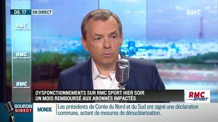 Alain Weill (RMC Sport) : "Ça ne devrait pas arriver"