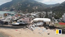 Beachside village bears the brunt of Typhoon Mangkhut