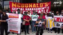 動画：マクドナルドはセクハラ対策が不十分、従業員が米10都市でスト