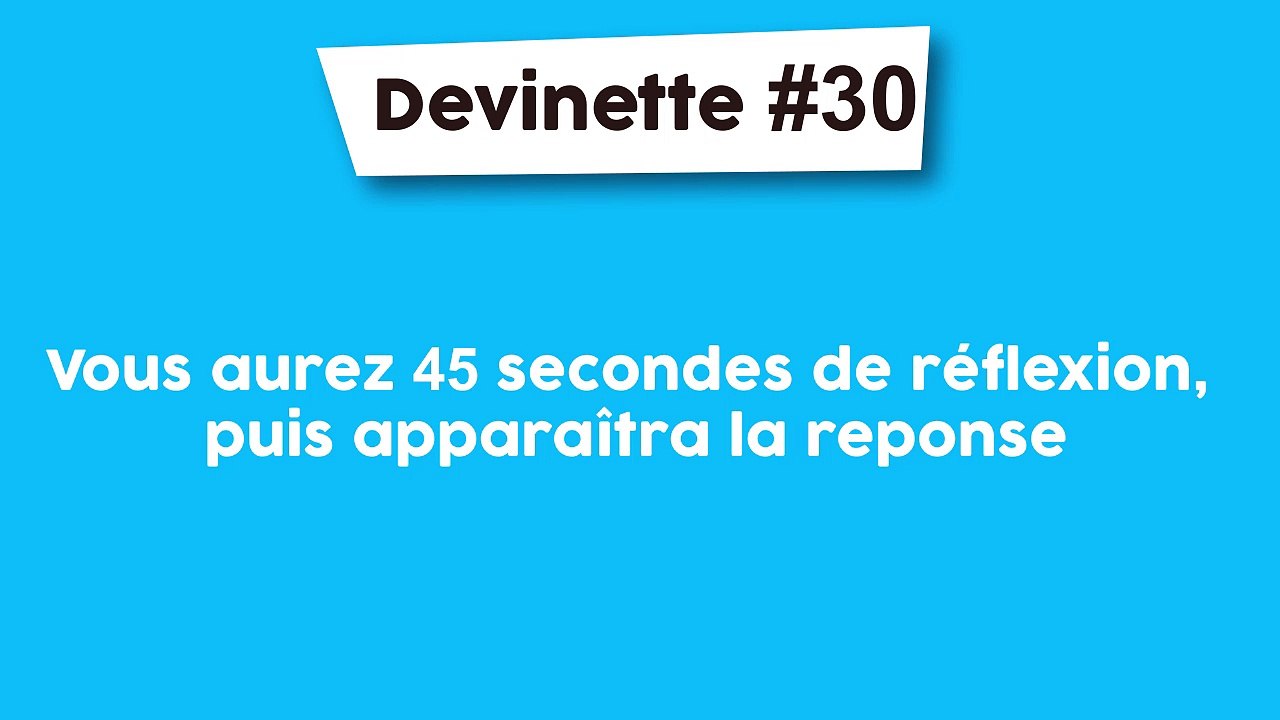 Énigme #30 : Non ambidextre