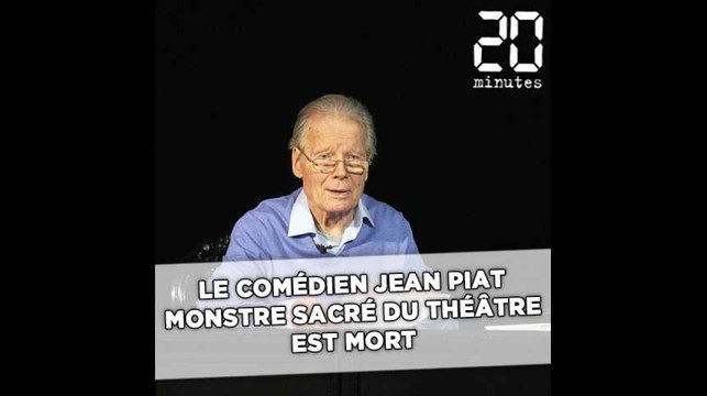Jean Piat, monstre sacré du théâtre, est décédé