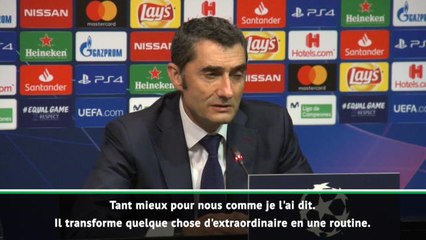 Groupe B - Valverde : "Une routine pour Messi"