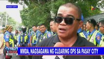 MMDA, nagsagawa ng clearing ops sa Pasay City