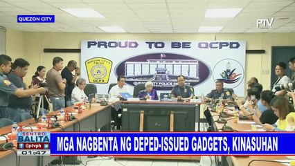 Mga nagbenta ng DepEd-issued gadgets, kinasuhan