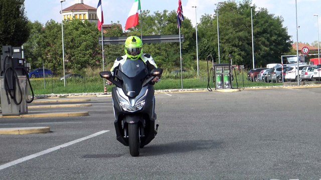 HONDA FORZA 300 O-100 mt BEST TIME COCKPIT REAL TIME CONSUMPTION