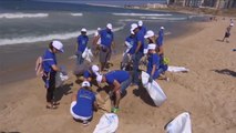 هذا الصباح-متطوعون ينظمون حملات لتنظيف شواطئ بيروت