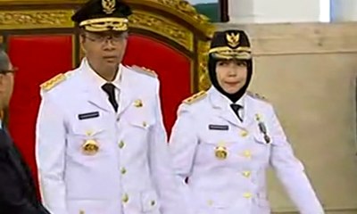 Gubernur dan Wakil Guber NTB Terpilih Dilantik Presiden