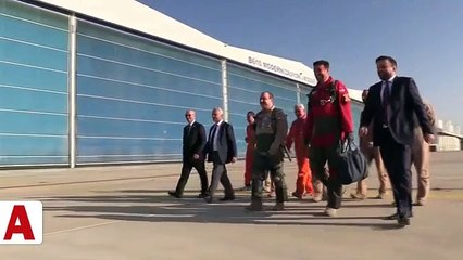 Bakan Varank, HüRKUŞ’un deneme uçuşuna katıldı