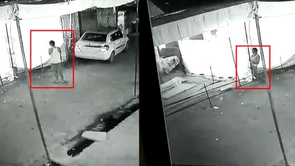 रात में चोर ने 'बप्पा' पर चढ़ी नोटों की माला कर दी पार, सीसीटीवी में कैद हुई चोरी