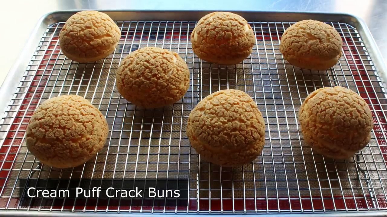 Cream Puff "Crack Buns" (Choux au Craquelin) - Food Wishes