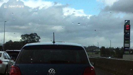 M1 in Ireland closed as telephone cables brought down