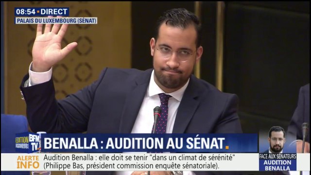En intégralité, l'audition d'Alexandre Benalla devant la commission d'enquête au Sénat