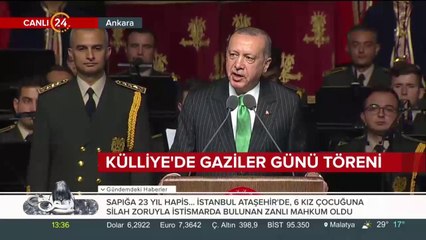 Cumhurbaşkanı Erdoğan Külliye'de konuşuyor
