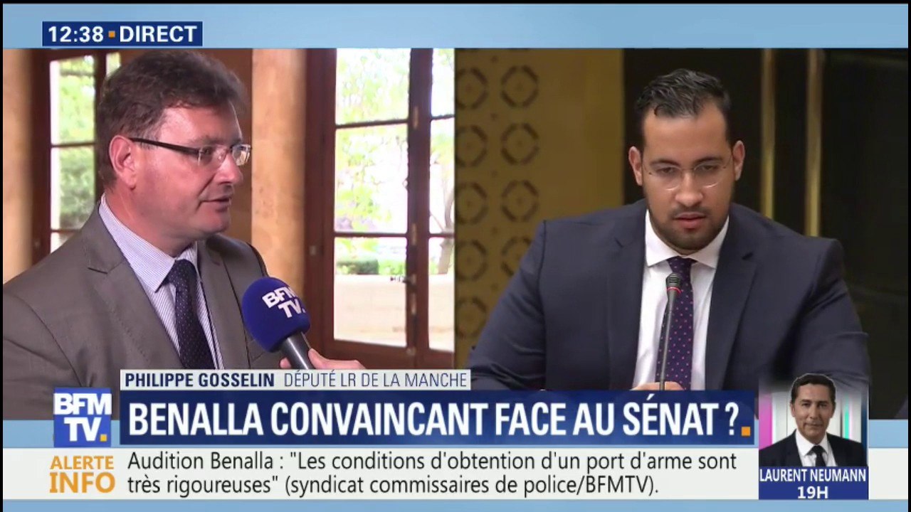 Audition de Benalla: "Pourquoi a-t-il été à ce point protégé? La réponse n'est pas totalement donnée", dit le député LR Philippe Gosselin