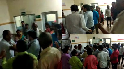 यूपी: पुलिस अधिकारियों के आवास के सामने नशे में धुत परिजन ने डॉक्टर को दौड़ा कर पीटा