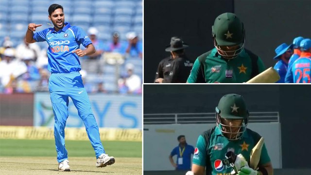India Vs Pakistan Asia Cup 2018:Bhuvneshwar Kumar removes Imam Ul Haq-Fakhar Zaman Early | वनइंडिया