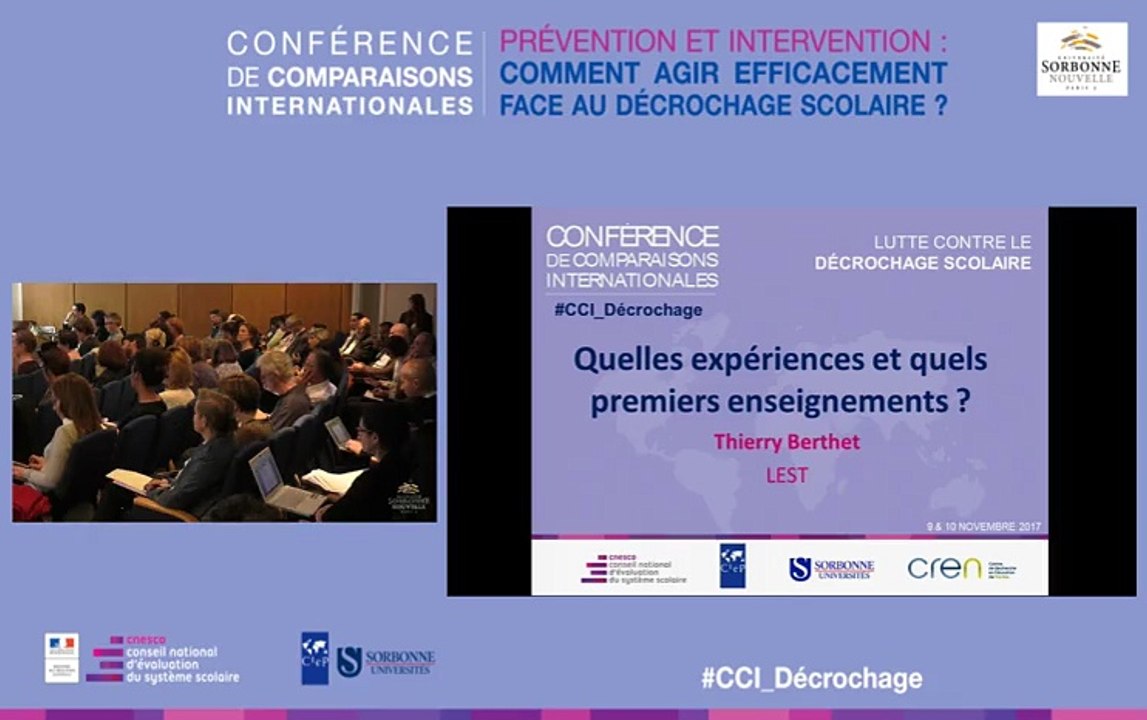 Décrochage scolaire // Premiers enseignements et marché du travail