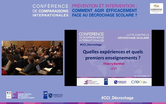 Décrochage scolaire // Premiers enseignements et marché du travail