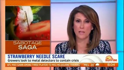 En Australie, des aiguilles trouvées dans les fraises - Le Premier ministre Scott Morrison dénonce un "sabotage terroriste"
