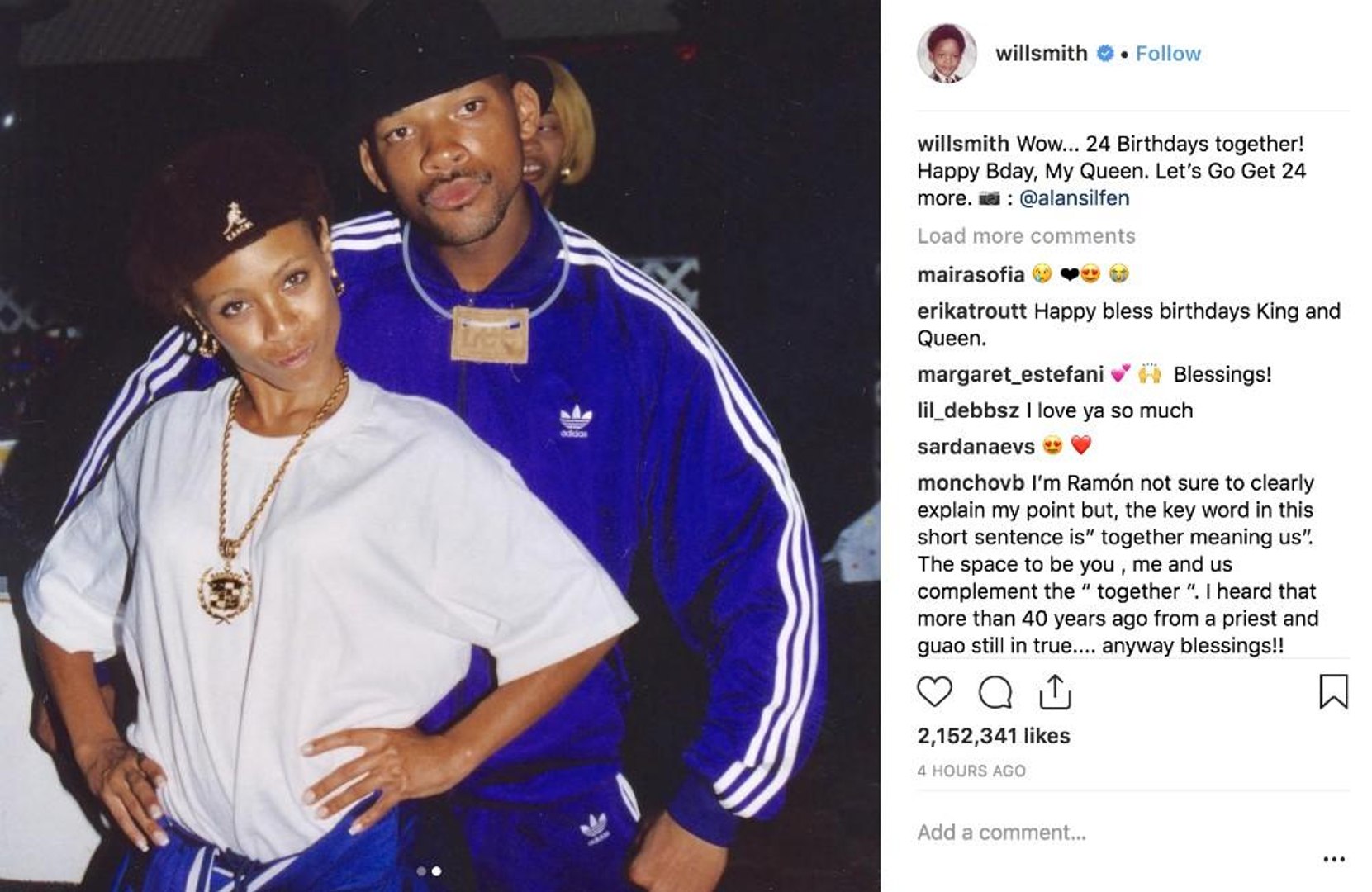⁣Will Smith: son beau message pour Jada Pinkett Smith