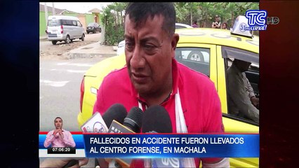 Fallecidos en accidente de bus de la Cooperativa Nambija fueron llevados al centro forense