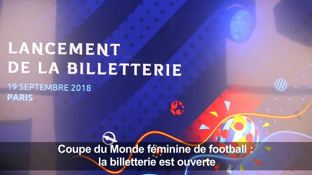 Ouverture de la billetterie du mondial de foot féminin