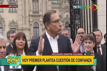 Martín Vizcarra: “Las cuatro reformas tienen que aprobarse por el Congreso”