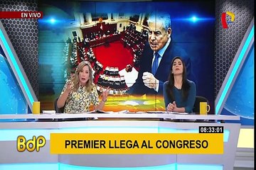 Premier Villanueva sustenta cuestión de confianza ante el Congreso