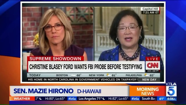 Blasey Ford Calls for FBI Investigation into Alleged Assault Before She Testifies