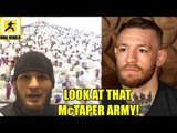 Khabib trashes Conor McGregor and his Fans ahead of UFC 229 Press Conference,Woodley on Colby