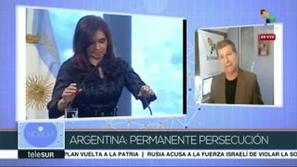Argentina: permanente persecución contra Cristina Fernández