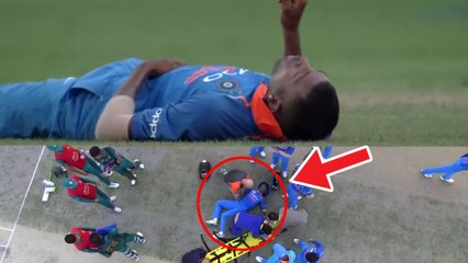 காயம் காரணமாக பாதியிலேயே வெளியேறினார் ஹர்திக் பாண்டியா