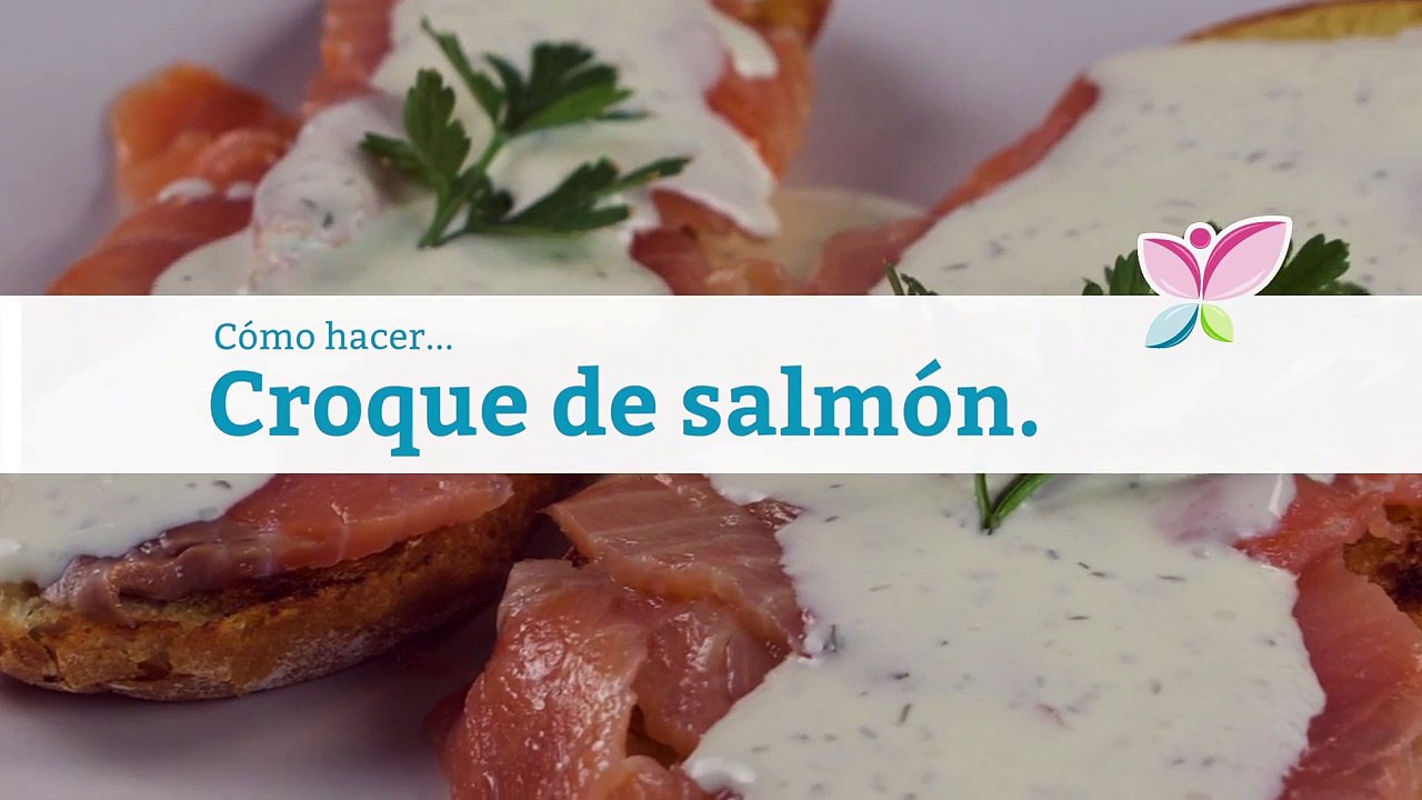 Cómo hacer croque de salmón