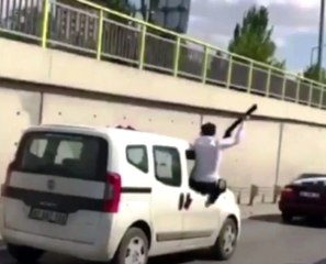 Düğün Konvoyunda Pompalı Tüfek Dehşeti