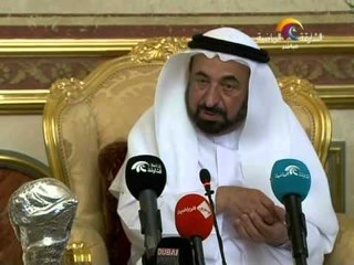 كلمة صاحب السمو حاكم الشارقة للاعبي المنتخب الوطني