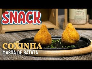 Finalmente Coxinha com massa de batata a melhor da rede!