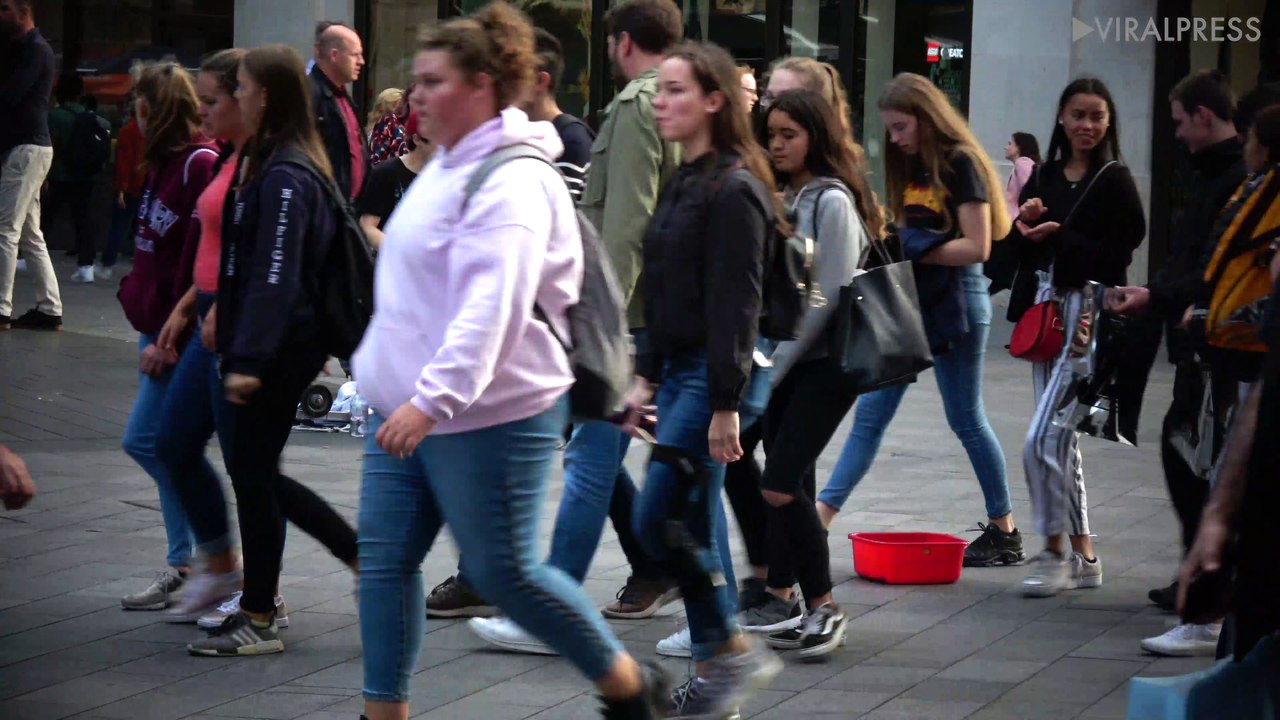 Human Beat Boxers In Leicester Square